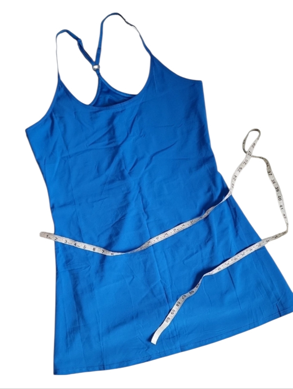 New Max Studio Performance Blue Athletic Dress Build In-shorts XL
